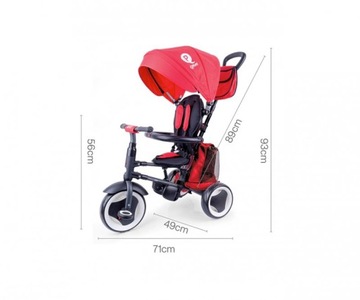 Трехколесный велосипед Qplay Rito Plus Red