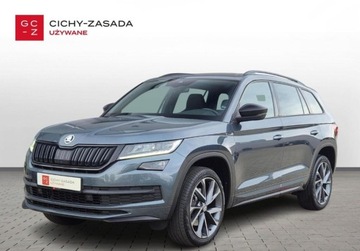 Skoda Kodiaq I SUV 2.0 TDI SCR 200KM 2021 Skoda Kodiaq 2.0TDI 200KM 4x4 Sportline HAK Kamera360 Alu20 ACC 4Podgrzew.