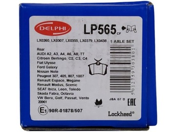 DELPHI KLOCKI TYŁ AUDI A2 8Z A3 8L 8P A4 B5 B6 B7