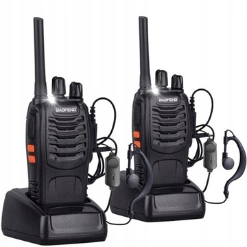 Baofeng Walkie Talkie 2x Baofeng BF-888S PMR łoki toki Walkie Talkie