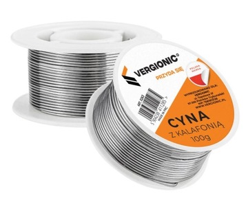 CYNA Z KALAFONIA DO LUTOWANIA 1 mm ROLKA 100 g