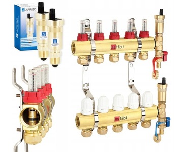 РАСПРЕДЕЛИТЕЛЬ 5 ДЛЯ НАПОЛЬНОГО ОТОПЛЕНИЯ