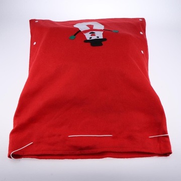 Рождественский мешок из красного фетра, большой, 70х50см.