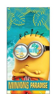 RĘCZNIK MINIONKI KĄPIELOWY 70X140 PLAŻOWY BAWEŁNA