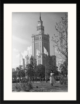 Obraz Pałac Kultury i Nauki Kobieta 40x30 Warszawa