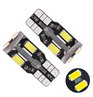 T10 10 5630 SMD CANBUS лампа белый светодиод W5W 12В