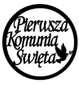 Koło Pierwsza Komunia Święta, dekoracja na Komunię