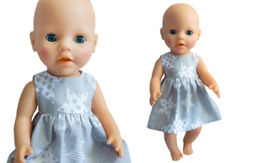 Ubranka dla lalki | Sukienka dla Baby Born 43 cm