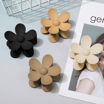 Заколка для волос с пряжкой челюсть FLOWER FLOWER для волос бежевый HAWAIIAN