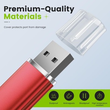 Флэш-накопитель 16 ГБ USB 2.0 красный Datram