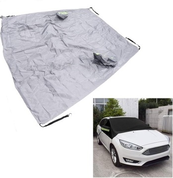 OSŁONA ANTYSZRONOWA MATA NA SZYBĘ LUSTERKA SAMOCHODU PRZECIWSZRONOWA MRÓZ