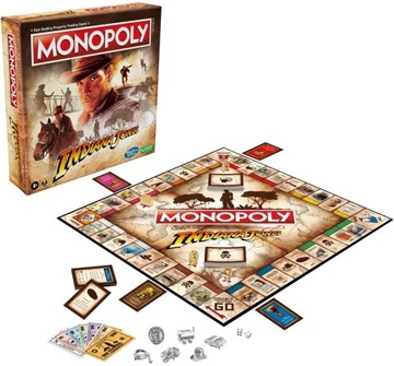 Gra PLANSZOWA Monopoly Indiana Jones edycja polska dla całej RODZINY
