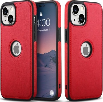 ETIU IPHONE 15 | EKO - SKÓRA | PLECKI OBUDOWA SKÓRZANA | POKROWIEC SKÓRZANY