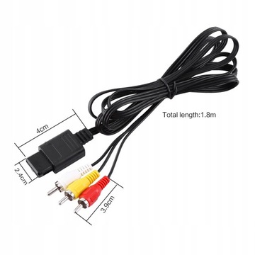 Kabel S-video AV do konsol Nintendo SNES PAL