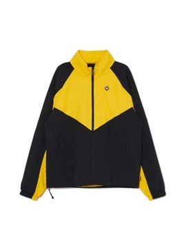 CROPP Czarno-żółta sportowa kurtka z kapturem 8509Y-11X size: L