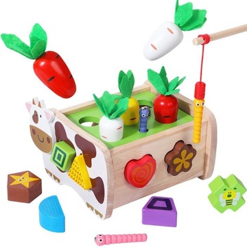 GRA ZRĘCZNOŚCIOWA SORTER MARCHEWKI ROBACZKI KROWA