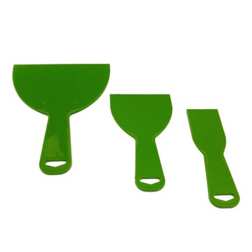3-częściowy plastikowy zestaw skrobaków szpatułkowych