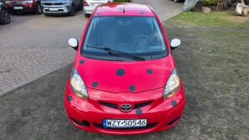 Toyota Yaris III Hatchback 5d Facelifting 1.0 VVT-i 69KM 2009 TOYOTA AYGO 1.0 VVT-i 68KM 2009 KLIMA-SERWO SUPER STAN! BIEDRONECZKA!!!, zdjęcie 11