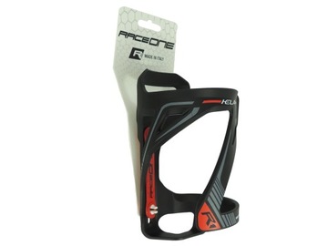 Клетка для бутылок с боковой вставкой RaceOne Kela, КРАСНАЯ