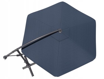 Большой СКЛАДНОЙ САДОВЫЙ ЗОНТ с рюшами, прочный, 350x250 см + БЕСПЛАТНЫЙ КРЫШОК