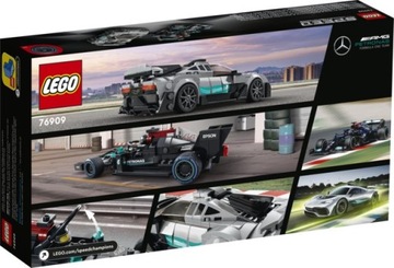 LEGO SPEED CHAMPIONS MERCEDES AMG F1 PERFORMANCE И MERCEDES AMG ONE — 76909
