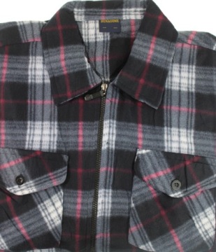 CIEPŁA KOSZULA POLAROWA MĘSKA NA ZAMEK 4XL P051