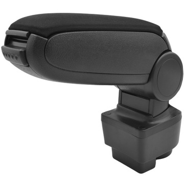 PODŁOKIETNIK DO OPEL CORSA C 2000-2006 CZARNY MATERIAŁ + ADAPTER MONTAŻOWY