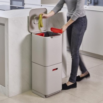 БАК ДЛЯ СЕГРЕГАЦИИ МУСОРОВ 40 л Stone Totem Compact Joseph Joseph