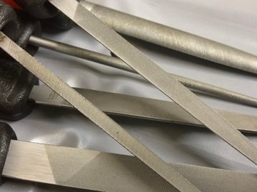 Bahco Zestaw pilników do metalu kluczykowe gładkie