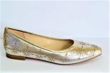 CAPRICE 22101-20 BALERINY PEARL METALLIC R.39