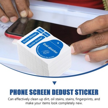 Наклейка для удаления пыли с пленки монитора для чистки телефона
