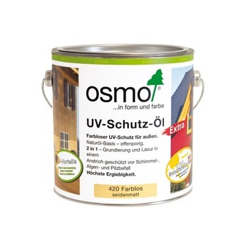 OSMO UV Защитное масло бесцветное GLOSS 420 3л 54м2