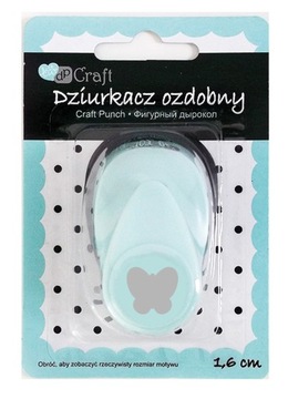 DZIURKACZ OZDOBNY motylek 1,6 cm dpCraft