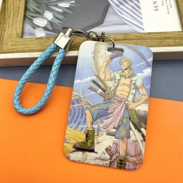 One Piece Luffy Men Business Card Holder Cartoon Anime Credit Card Bank ID