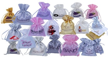 Сумка для гостей на свадьбу, цветы лаванды, розовый, 8х10