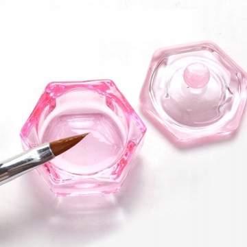 Стеклянный СТЕКЛЯННЫЙ СОСУДИНО для жидкой хны, акрил