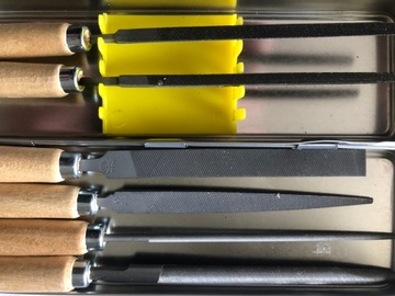 Набор металлических напильников PFERD с ключами, кассета