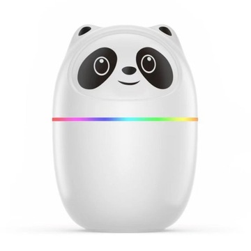 NAWILŻACZ POWIETRZA DLA DZIECI PANDA DYFUZOR AROMATERAPIA LAMPKA NOCNA LED
