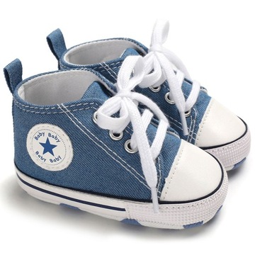 BUCIKI NIEMOWLĘCE Trampki roz 18 NIECHODKI 0-6m