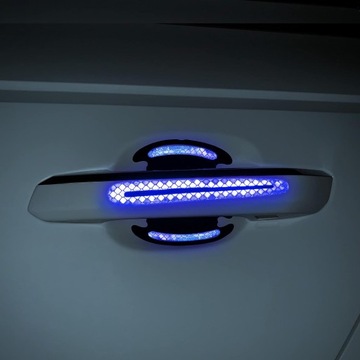 АВТОМОБИЛЬНЫЕ НАКЛЕЙКИ СВЕТООТРАЖАЮЩИЕ ЗАЩИТНЫЕ БАМПЕРЫ ДЛЯ ДВЕРНЫХ РУЧОК ЗЕРКАЛА