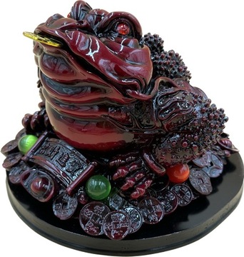 Żaba szczęścia, ropucha Feng Shui Duża 18x24x22cm