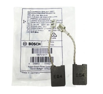 BOSCH SZCZOTKI WĘGLOWE GWS 25-230 J GCM 10 PWS 20-230 GWS 26-230 ORYGINAŁ