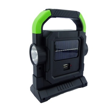 СВЕТОДИОДНАЯ РАБОЧАЯ ЛАМПА ГАЛОГЕННЫЙ ПРОЖЕКТОР ПОРТАТИВНЫЙ, ЗАРЯЖАЕМЫЙ ОТ СОЛНЕЧНОЙ ОТ USB