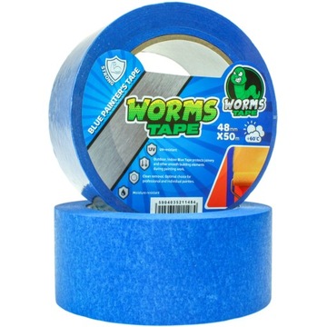 ЛЕНТА WORMS МАСЛЯНАЯ СИНЯЯ 48мм х 50м