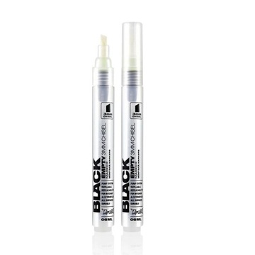 Pusty marker Montana Black - chisel - 3 mm