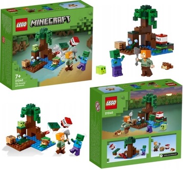 LEGO MINECRAFT 21240 PRZYGODA NA MOKRADŁACH