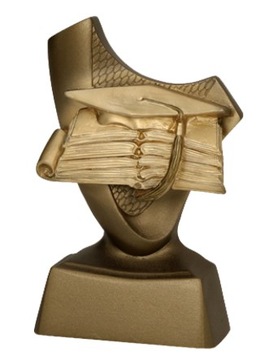 FIGURKA Statuetka SZKOŁA WIEDZA KSIĄŻKA grawer