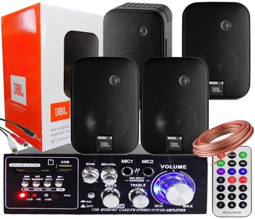 JBL KOLUMNY ŚCIENNE WZMACNIACZ BLUETOOTH USB