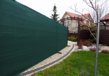 ТЕНЕВАЯ СЕТКА 95% ПОКРЫТИЕ ЗАБОРА 1,50мx10м Зеленый