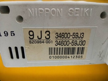 DISPLEJ HODINY 34600-59J3 34600-59J30 SUZUKI LIANA I (2001-2007)